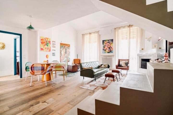 149 Borgo Ticino Suite Attico Di Lusso Con Terrazzo E Parking Privato Павия Экстерьер фото